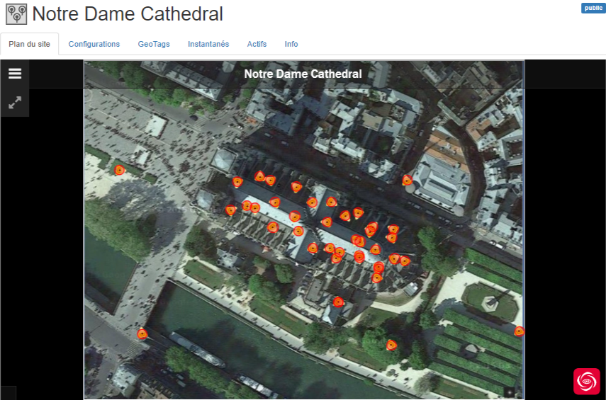 Cathédrale Notre-Dame architecture scan 3D