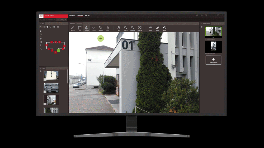 BLK3D mesure sur photo