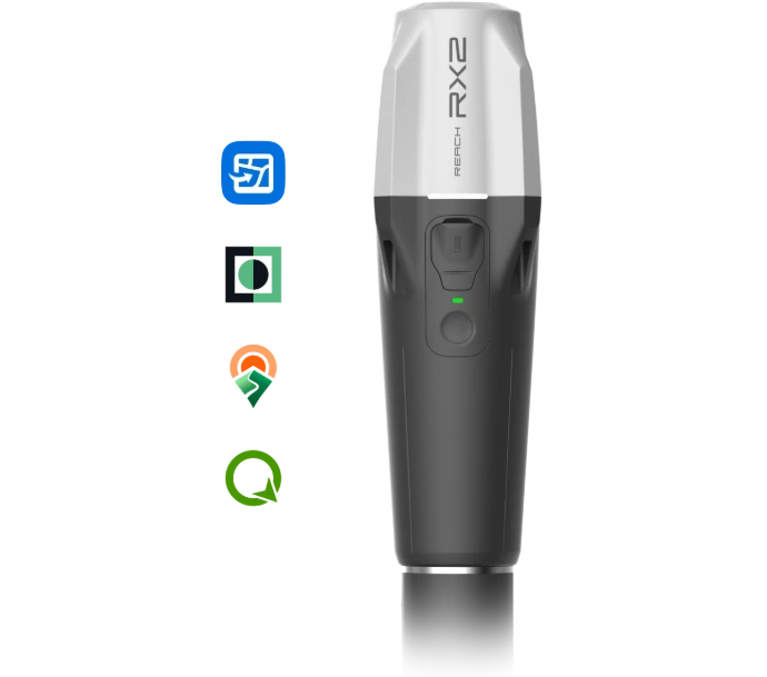 Reach RX2 Pour une intégration de vos données GPS dans votre flux de travail