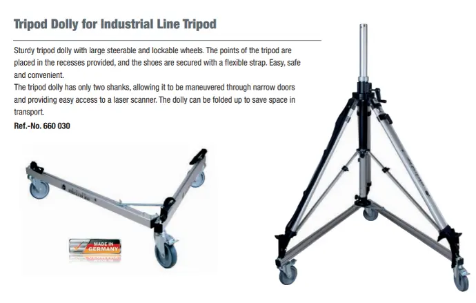 [660030] Tripod Dolly for Industrial Line Tripod